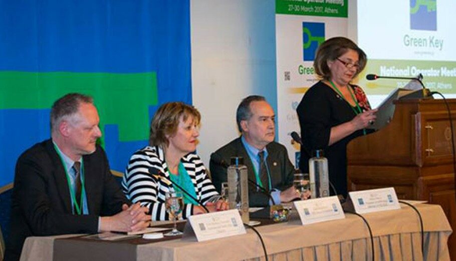 Η Νατάσα Αντωνοπούλου, υπεύθυνη Συντονισμού του Προγράμματος «Green Key» της Ελληνικής Εταιρείας Προστασίας της Φύσης