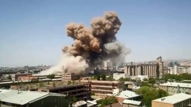 Έκρηξη στην Αρμενία ©Twitter