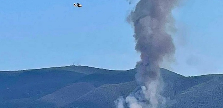 Μεγάλη φωτιά στο Κατακάλι Κορινθίας