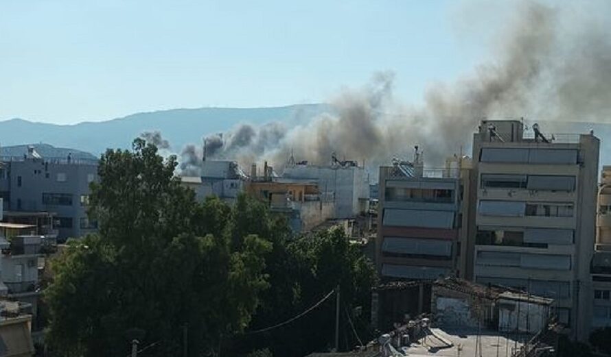 Φωτιά στον Ταύρο ©Facebook.com/groups/pyrkagianews/