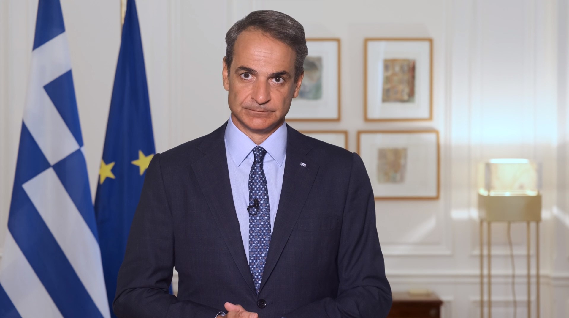 Μήνυμα Μητσοτάκη σε Ζελένσκι: Παραμένουμε στο πλευρό της Ουκρανίας