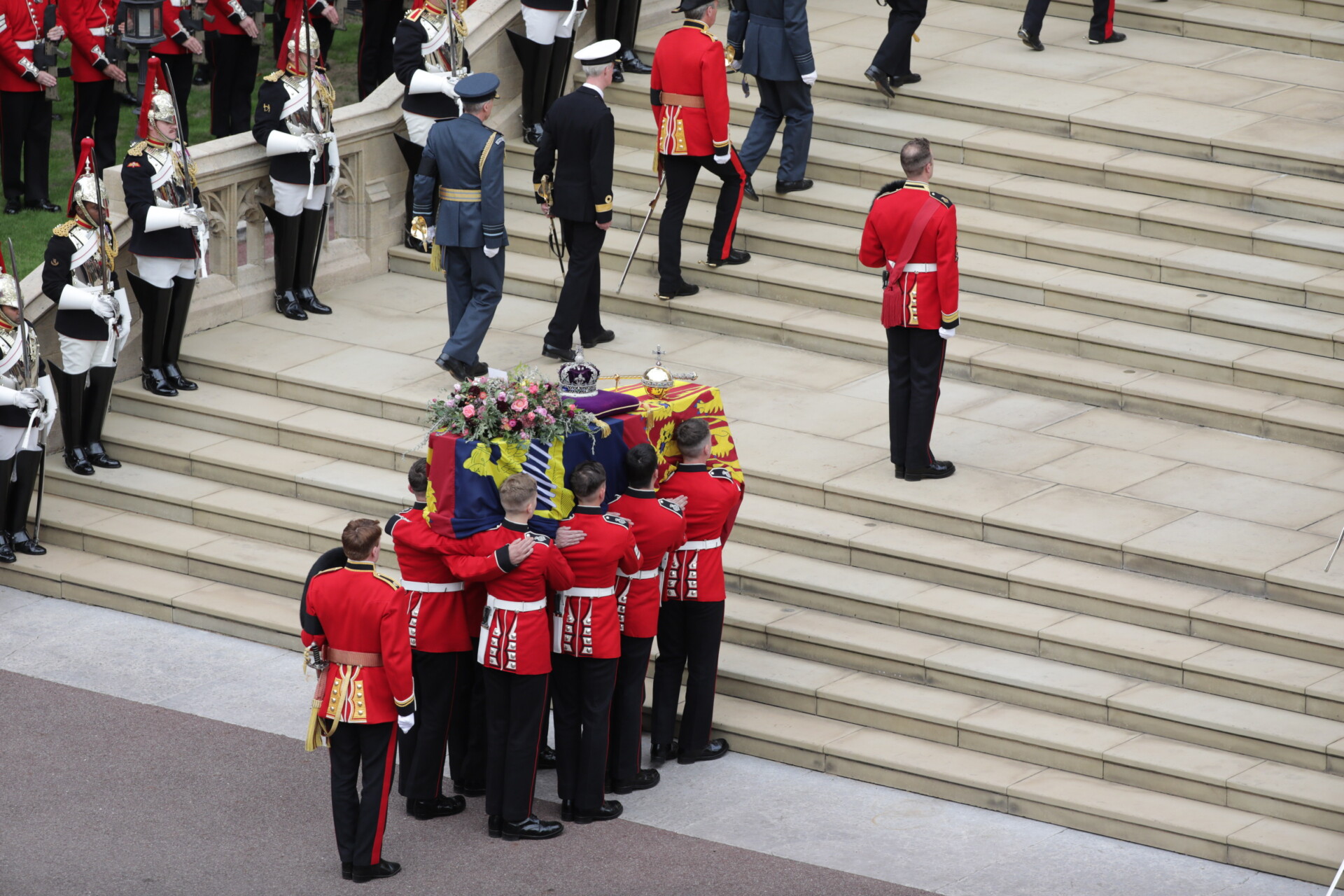 Κηδεία βασίλισσας Ελισάβετ © EPA/PO Phot Dave Jenkins/BRITISH MINISTRY OF DEFENCE/