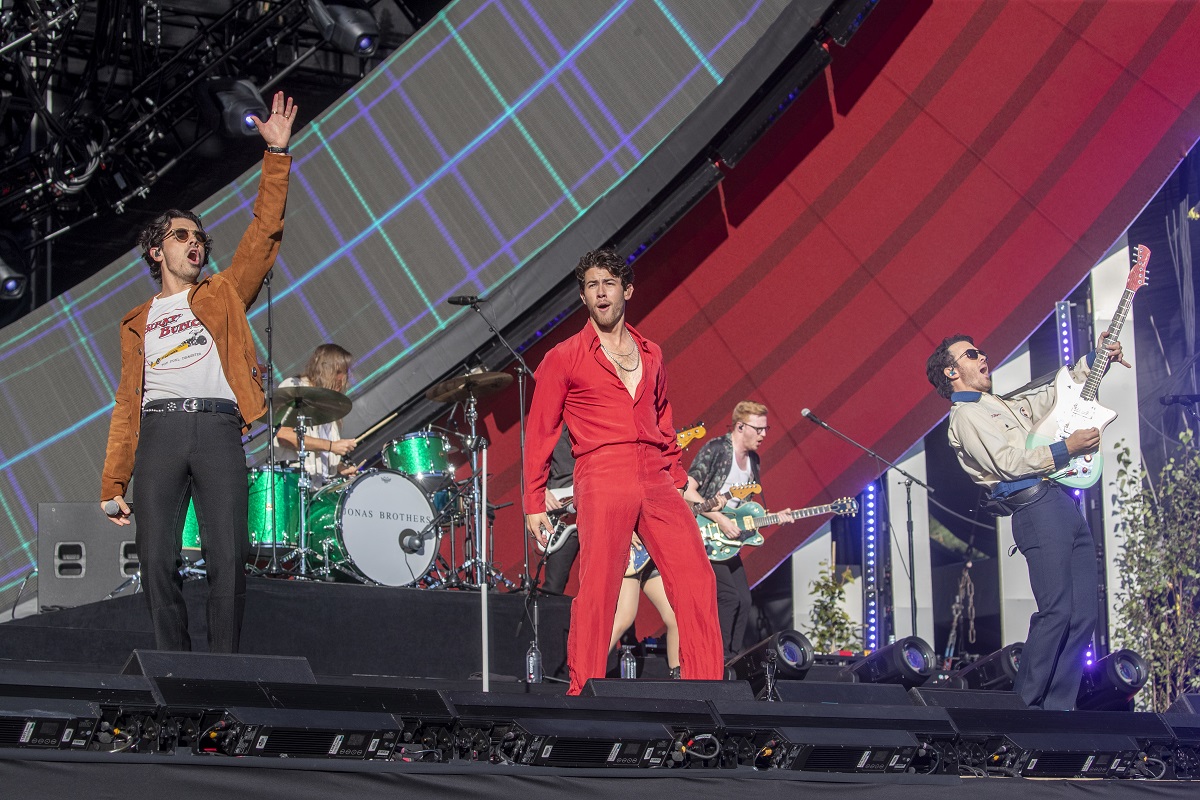 Οι Jonas Brothers στο Global Citizen Festival στη Νέα Υόρκη © EPA/SARAH YENESEL