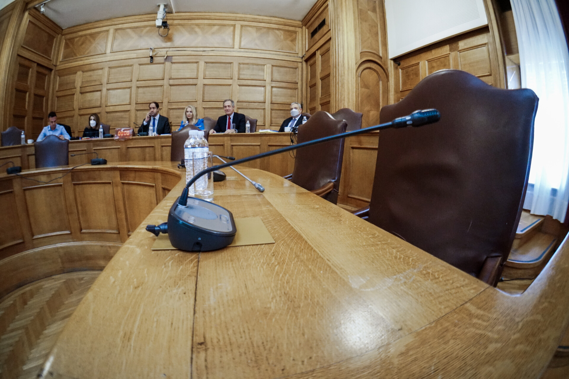 Συνεδρίαση της Εξεταστικής Επιτροπής για την εξέταση της υπόθεσης παραβίασης του απορρήτου των επικοινωνιών του Νίκου Ανδρουλάκη από την Εθνική Υπηρεσία Πληροφοριών (ΕΥΠ) © Eurokinissi
