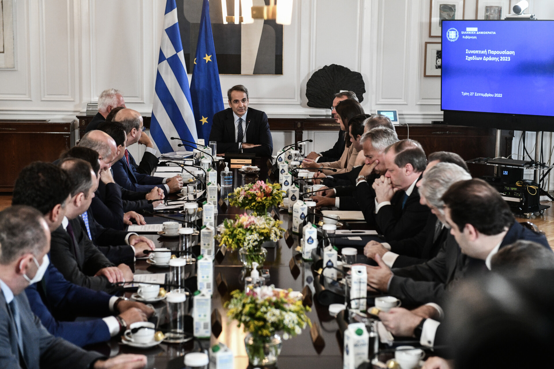 Συνεδρίαση του υπουργικού συμβουλίου © Eurokinissi