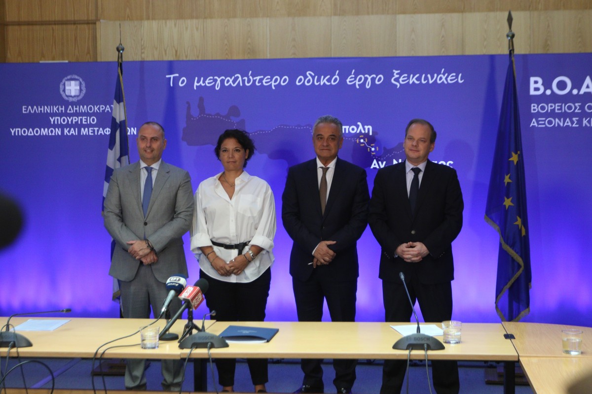 ΑΚΤΩΡ: Σύμβαση για το τμήμα Νεάπολη – Άγιος Νικόλαος του ΒΟΑΚ