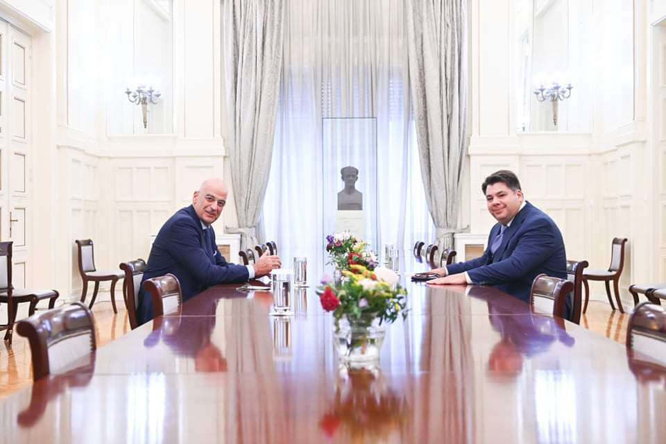 Συνάντηση Δένδια – Τσούνη για τις εξελίξεις στην Αν. Μεσόγειο