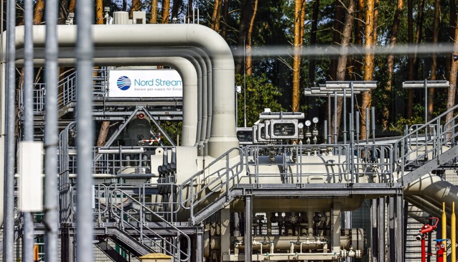 Εγκαταστάσεις του αγωγού Nord Stream © EPA/HANNIBAL HANSCHKE