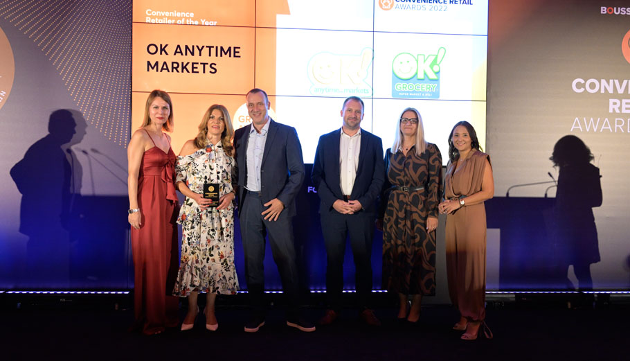 Η OK! Anytime Markets A.E. αναδείχθηκε Convenience Retailer of the Year