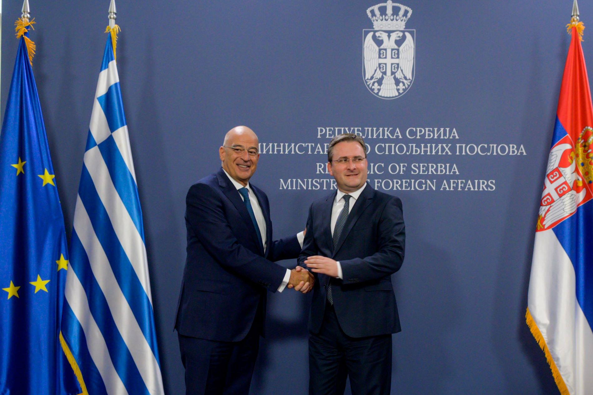 Δένδιας: Η τουρκική προκλητικότητα στη συνάντηση με τον ΥΠΕΞ της Σερβίας
