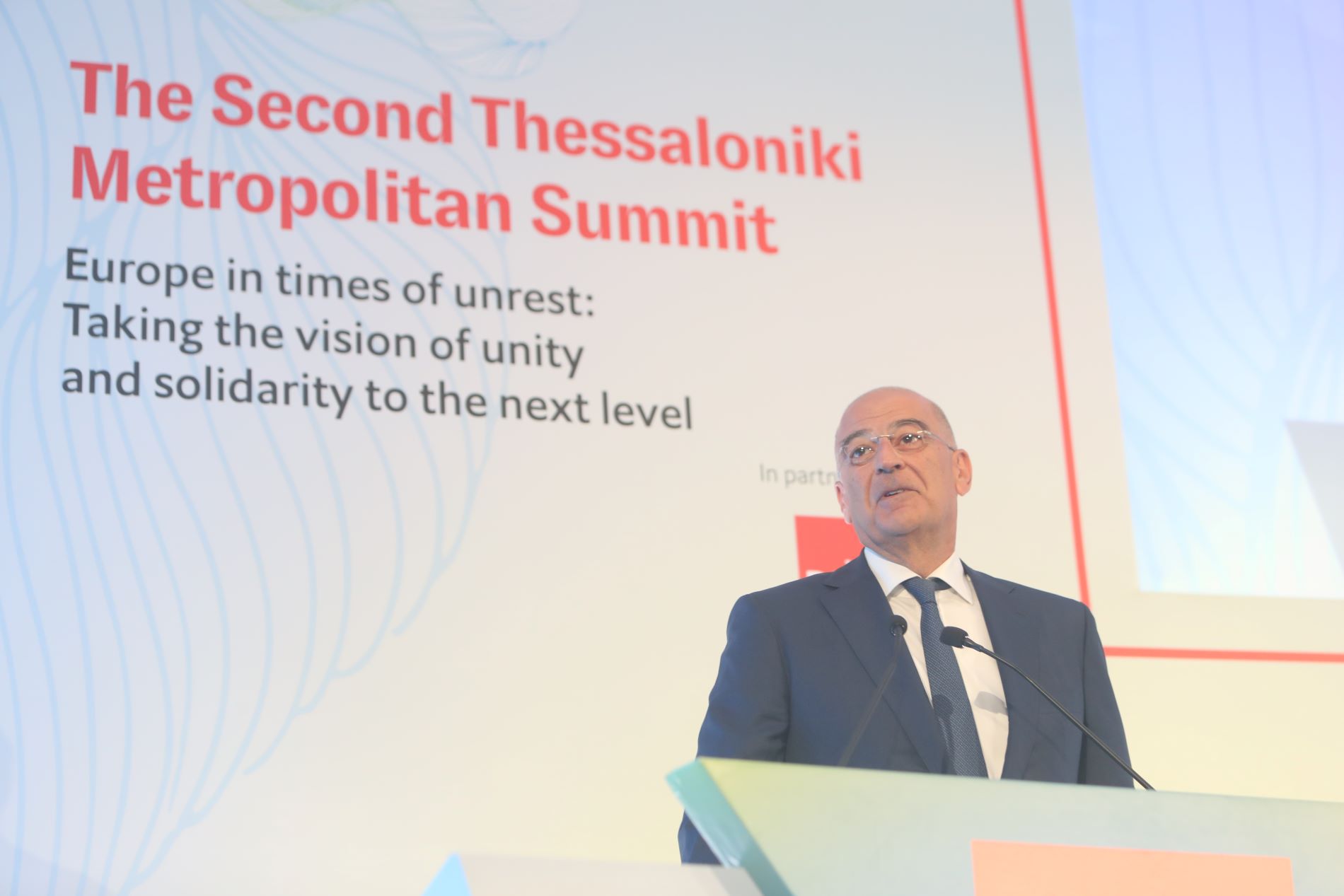 Ο Νίκος Δένδιας στο συνέδριο του Economist και του powergame ©Eurokinissi