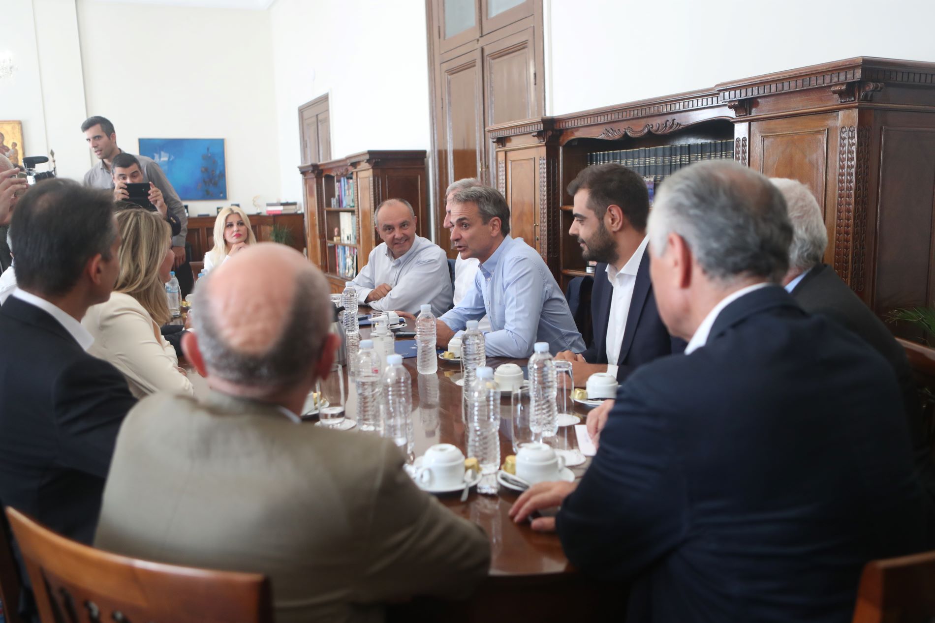 Θεσσαλονίκη: Συσκέψεις Μητσοτάκη με φορείς για την 86η ΔΕΘ