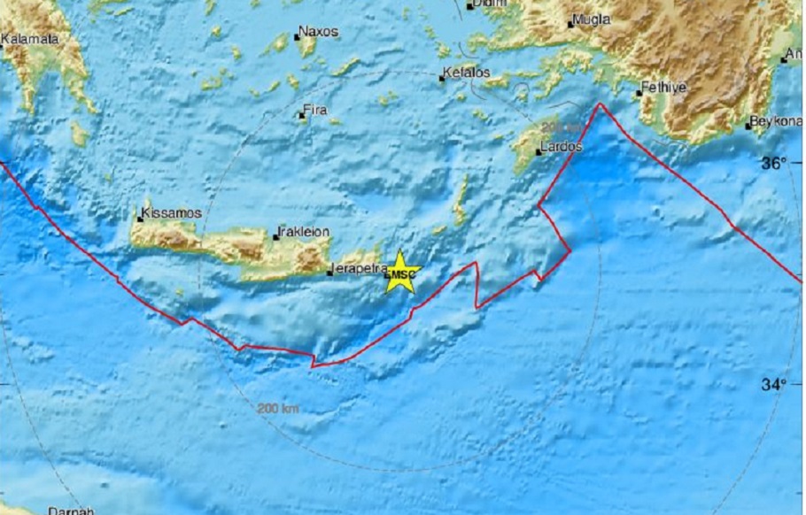 Σεισμός Κρήτη ©emsc-csem.org