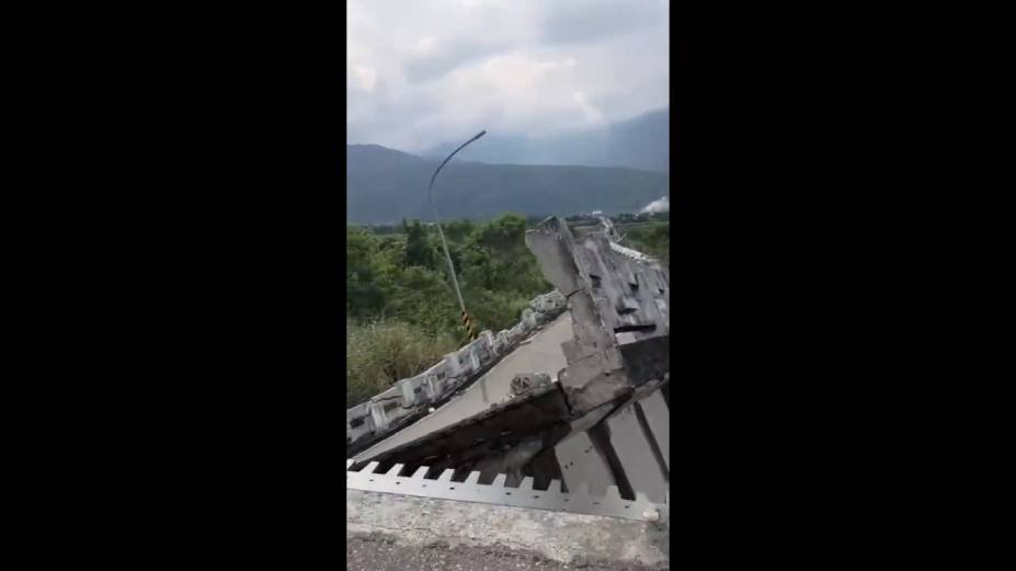 Σεισμός 7,2 Ρίχτερ στην Ταϊβάν © Printscreen