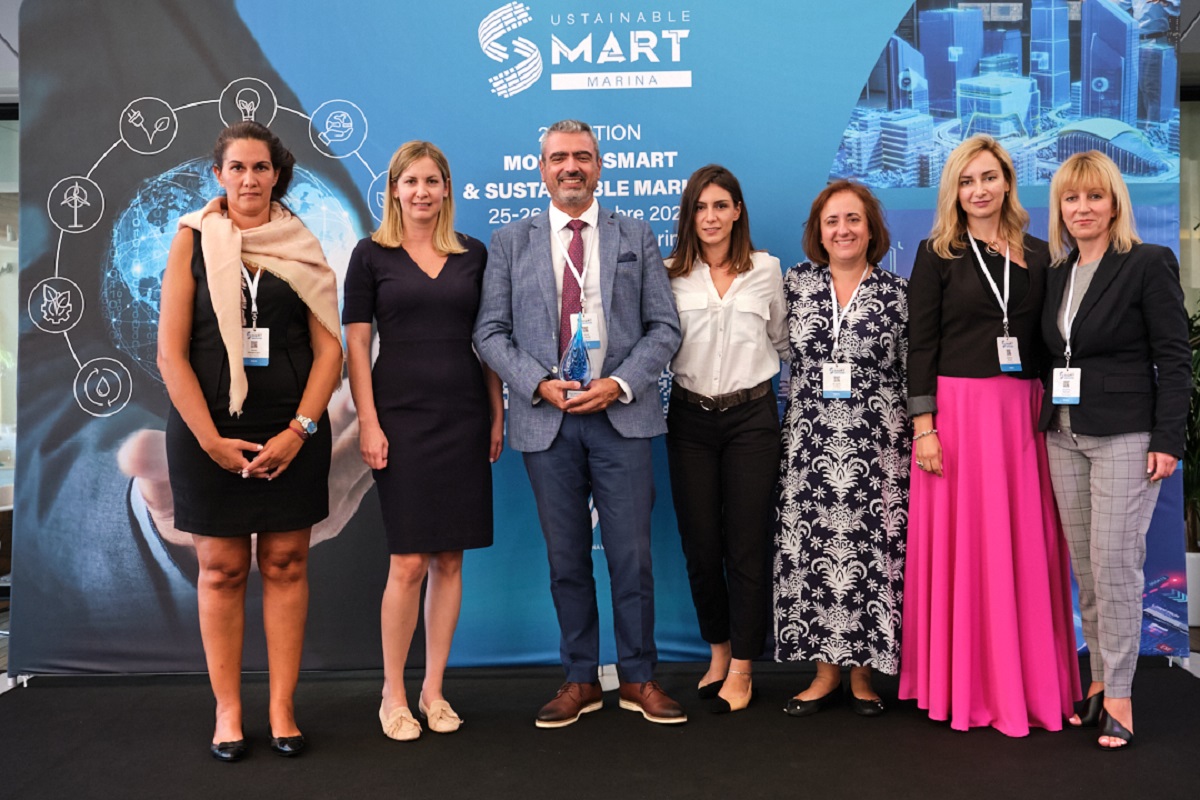 Μαρίνα Φλοίσβου: Απέσπασε το πρώτο βραβείο Smart & Sustainable Marina