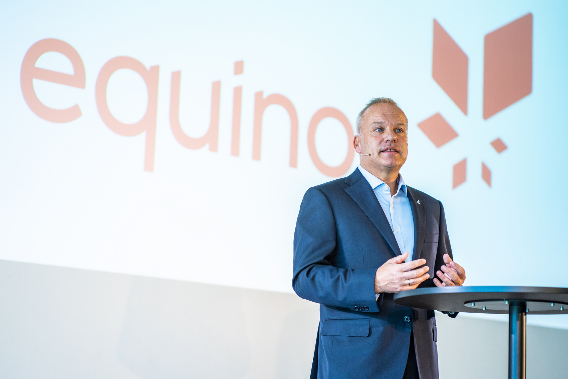 Ο CEO της νορβηγικής Equinor, Anders Opedal © EPA/Hakon Mosvold Larsen