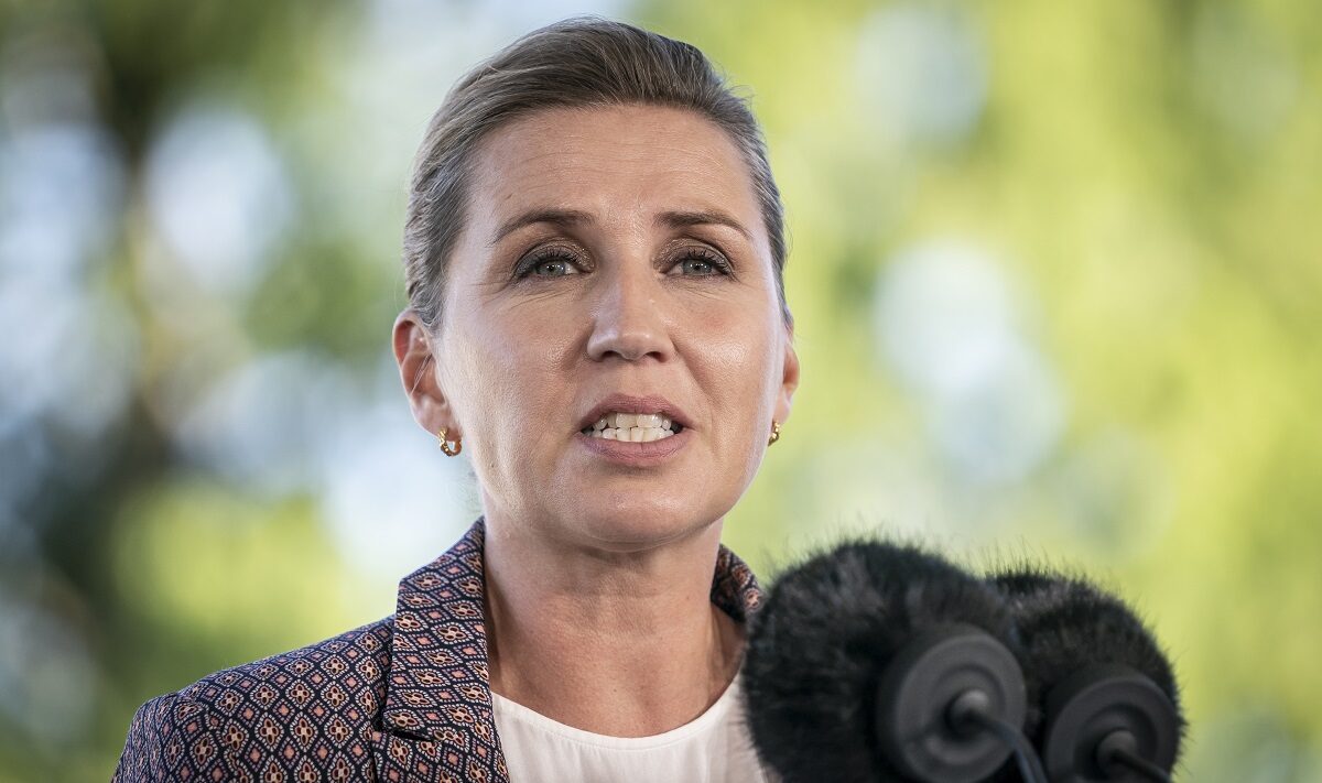 Η πρωθυπουργός της Δανίας Μέτε Φρεντέρικσεν © EPA/MADS CLAUS RASMUSSEN DENMARK OUT