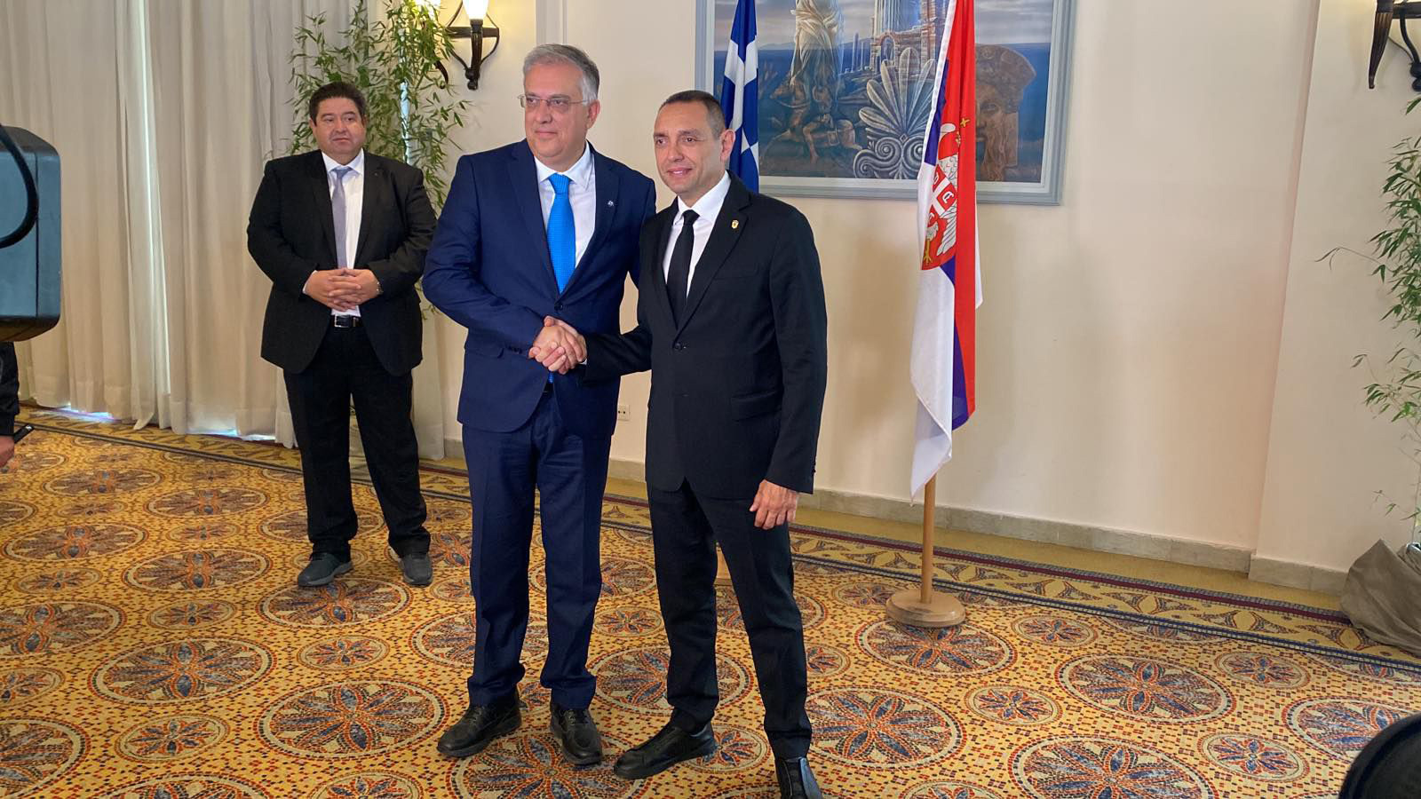 Συνάντηση Θεοδωρικάκου – Vulin στην Αλεξανδρούπολη