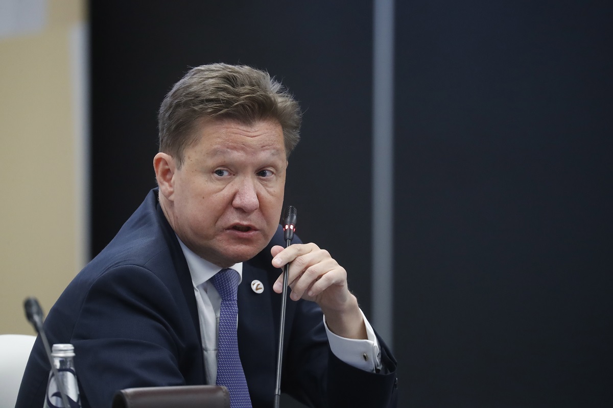 Ο CEO της Gazprom Αλεξέι Μίλερ © EPA/ANATOLY MALTSEV