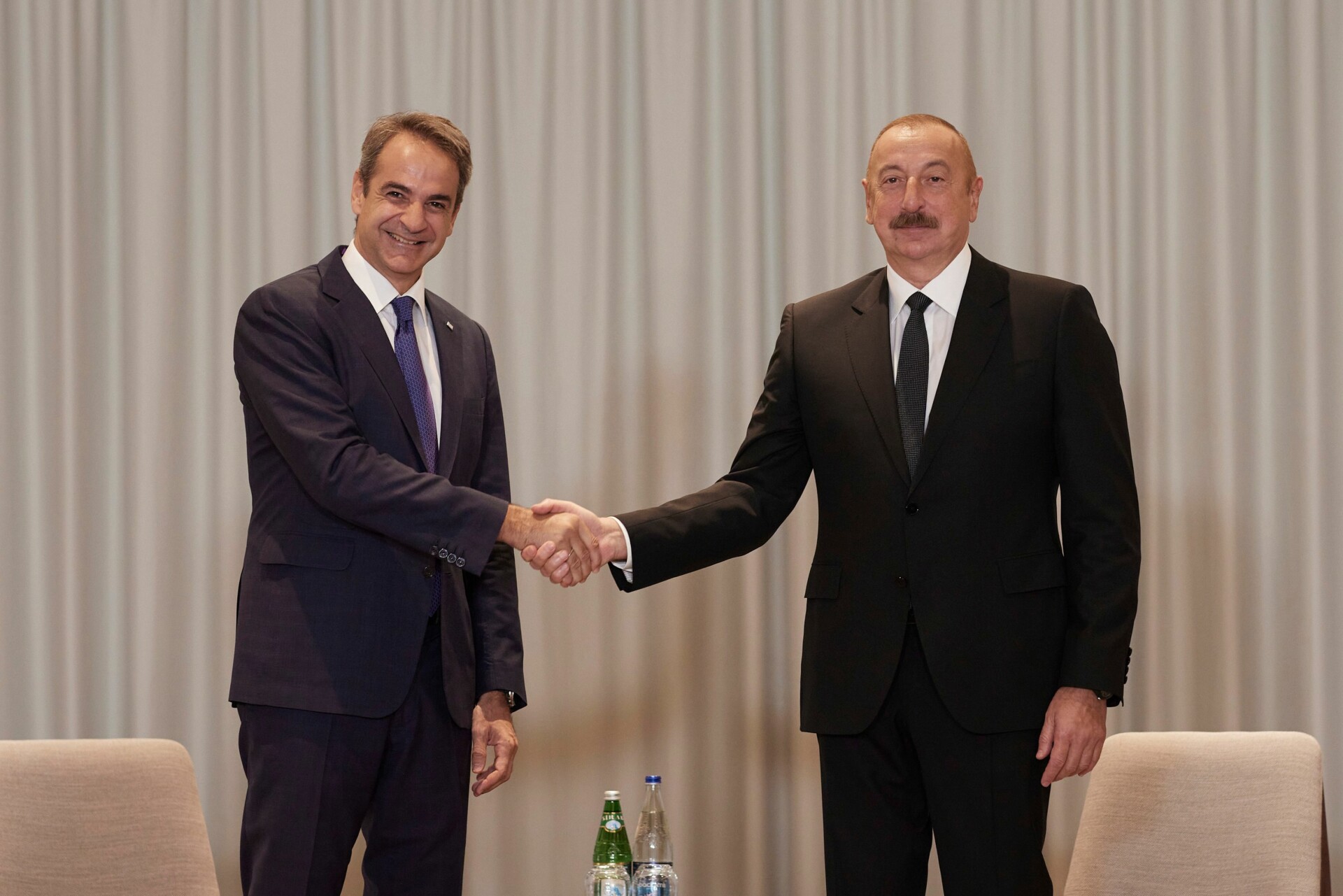 Μητσοτάκης – Αλίγιεφ: Κομβικός ο ρόλος της Ελλάδας στην ενέργεια