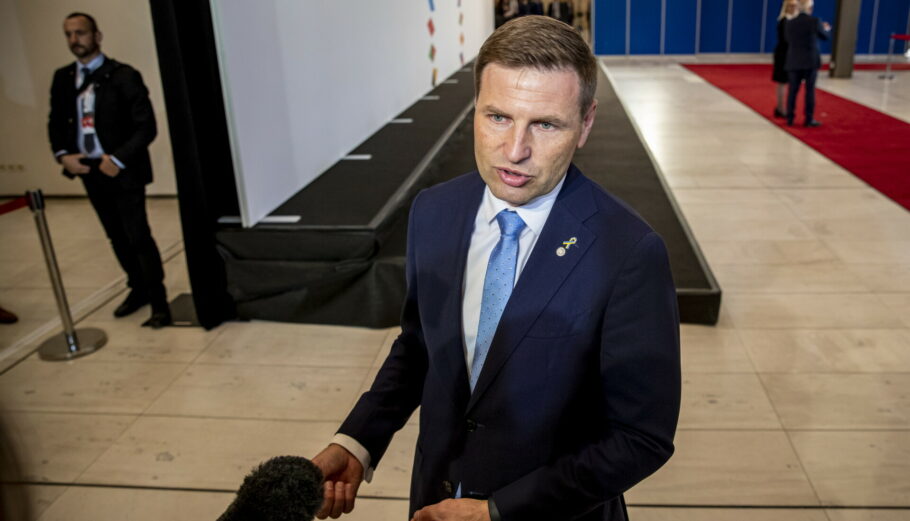 Ο υπουργός Άμυνας της Εσθονίας©EPA/MARTIN DIVISEK