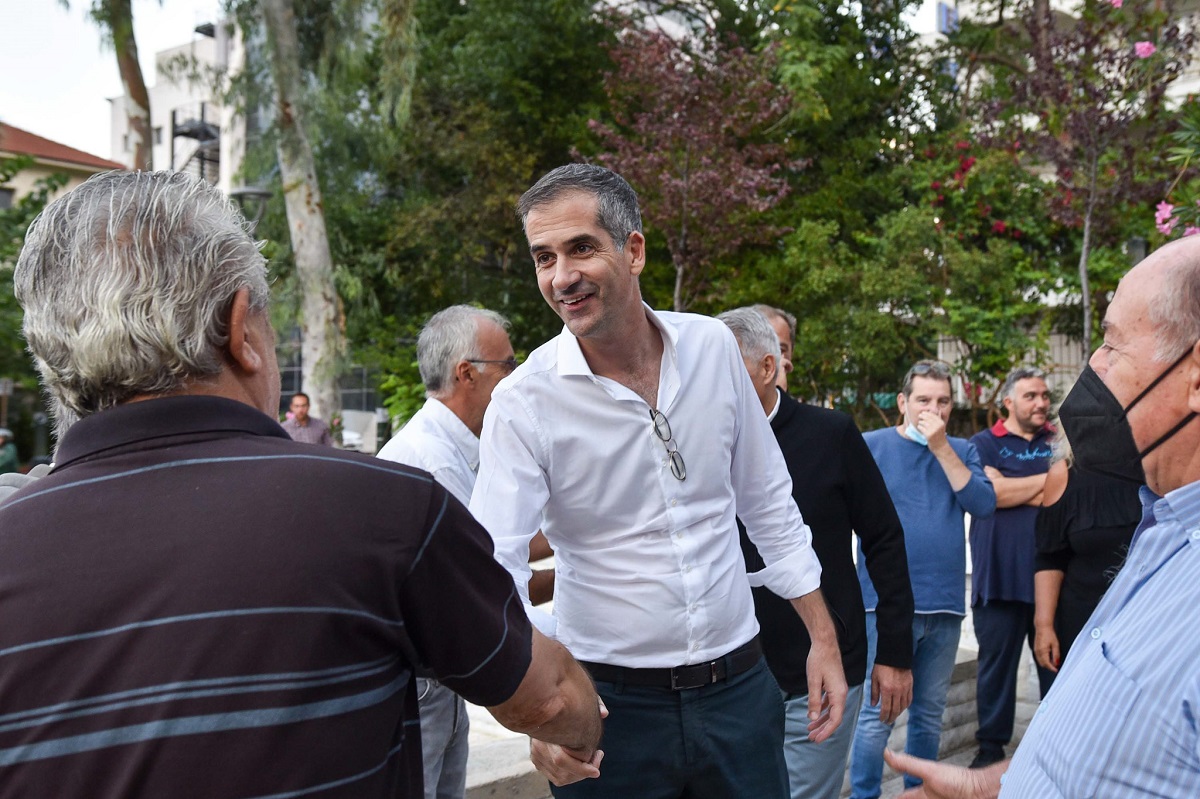 Κώστας Μπακογιάννης στο Σταθμό Λαρίσης © ΔΤ