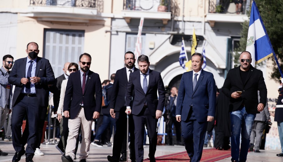 Ο Νίκος Ανδρουλάκης στον Άγιο Δημήτριο Θεσσαλονίκης © ΑΠΕ-ΜΠΕ