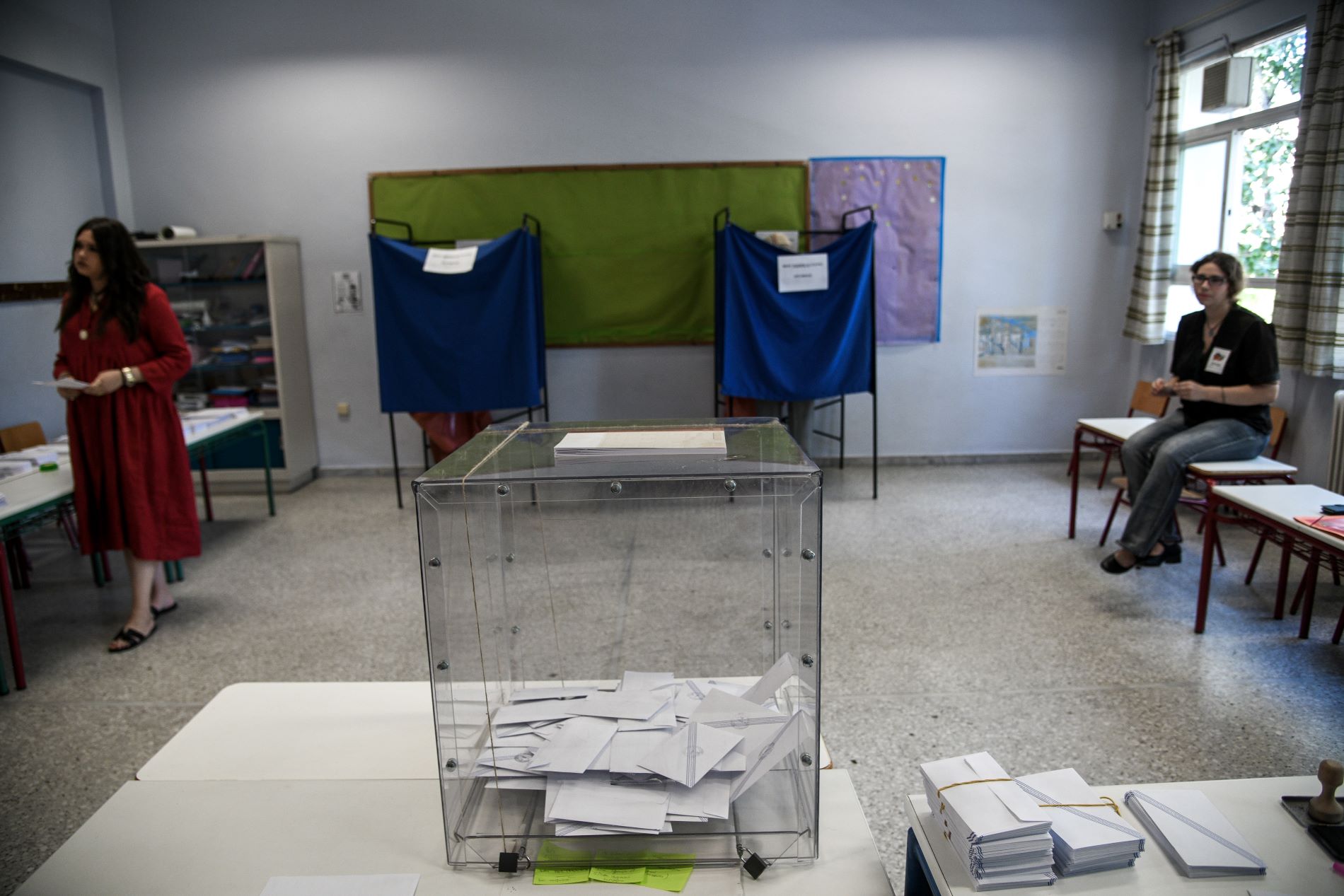 Κάλπη από τις εθνικές εκλογές του 2019 ©Eurokinissi