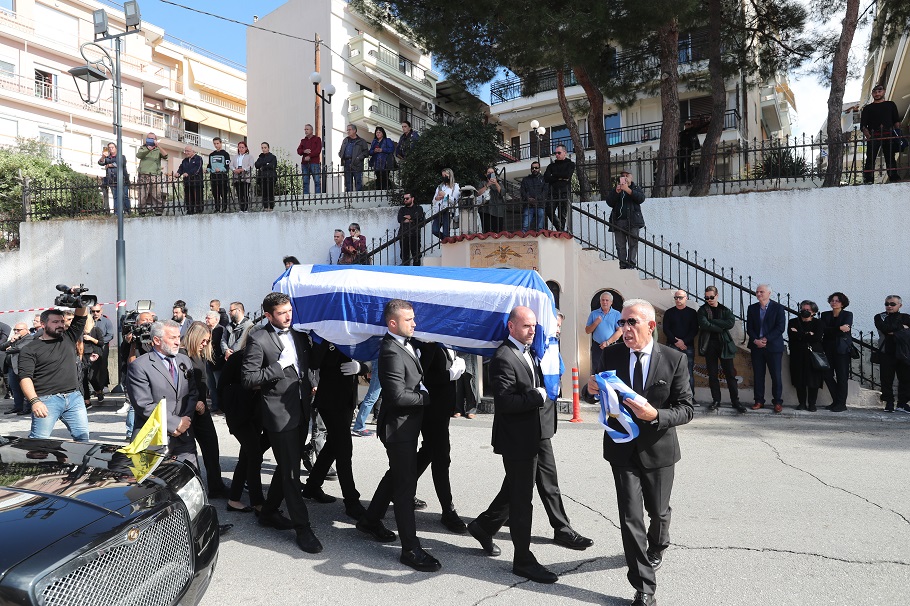 Εικόνες από την κηδεία του Αλ. Νικολαΐδη © ΒΑΣΙΛΗΣ ΒΕΡΒΕΡΙΔΗΣ /MOTION TEAM - Eurokinissi
