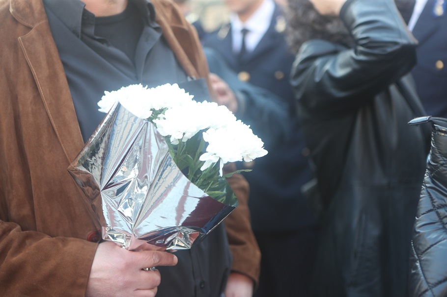 Εικόνες από την κηδεία του Αλ. Νικολαΐδη © ΒΑΣΙΛΗΣ ΒΕΡΒΕΡΙΔΗΣ /MOTION TEAM - Eurokinissi