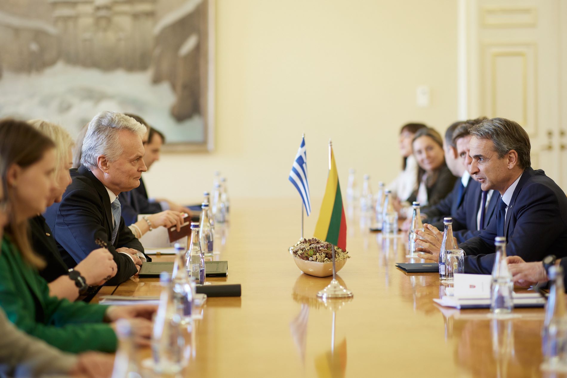 Οι συζητήσεις Μητσοτάκη στη Λιθουανία για επενδύσεις και ενέργεια