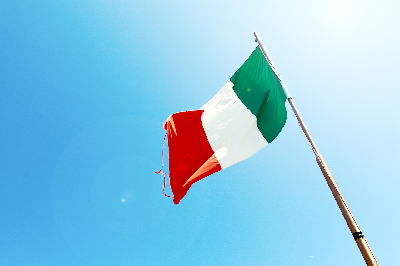 Η σημαία της Ιταλίας © Pexels