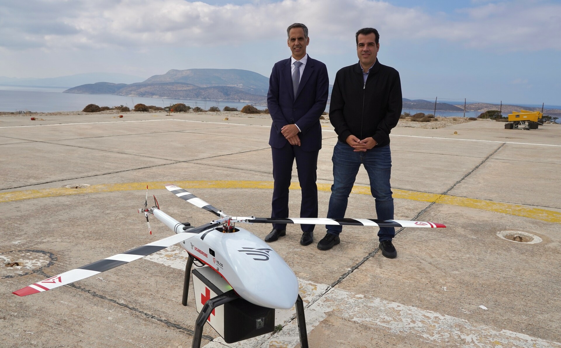 Μέσω drone η αποστολή υγειονομικού υλικού στις μικρές Κυκλάδες