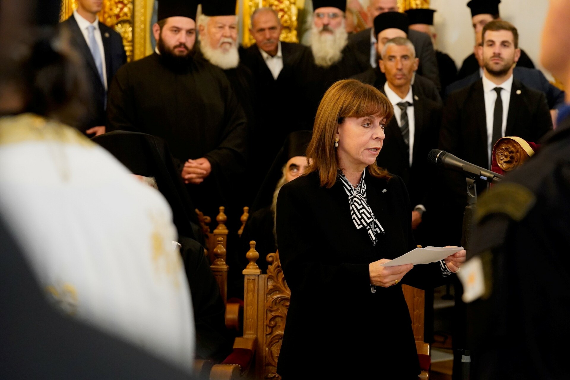Κ. Σακελλαροπούλου: Τιμάμε τον αοίδιμο Αρχιεπίσκοπο