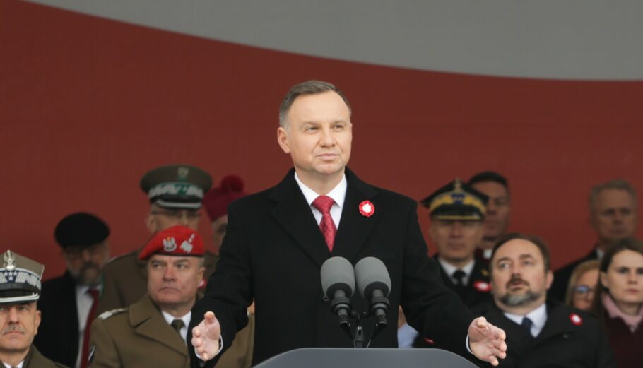 Ο πρόεδρος της Πολωνίας Αντρέι Ντούντα ©EPA/ALBERT ZAWADA POLAND OUT