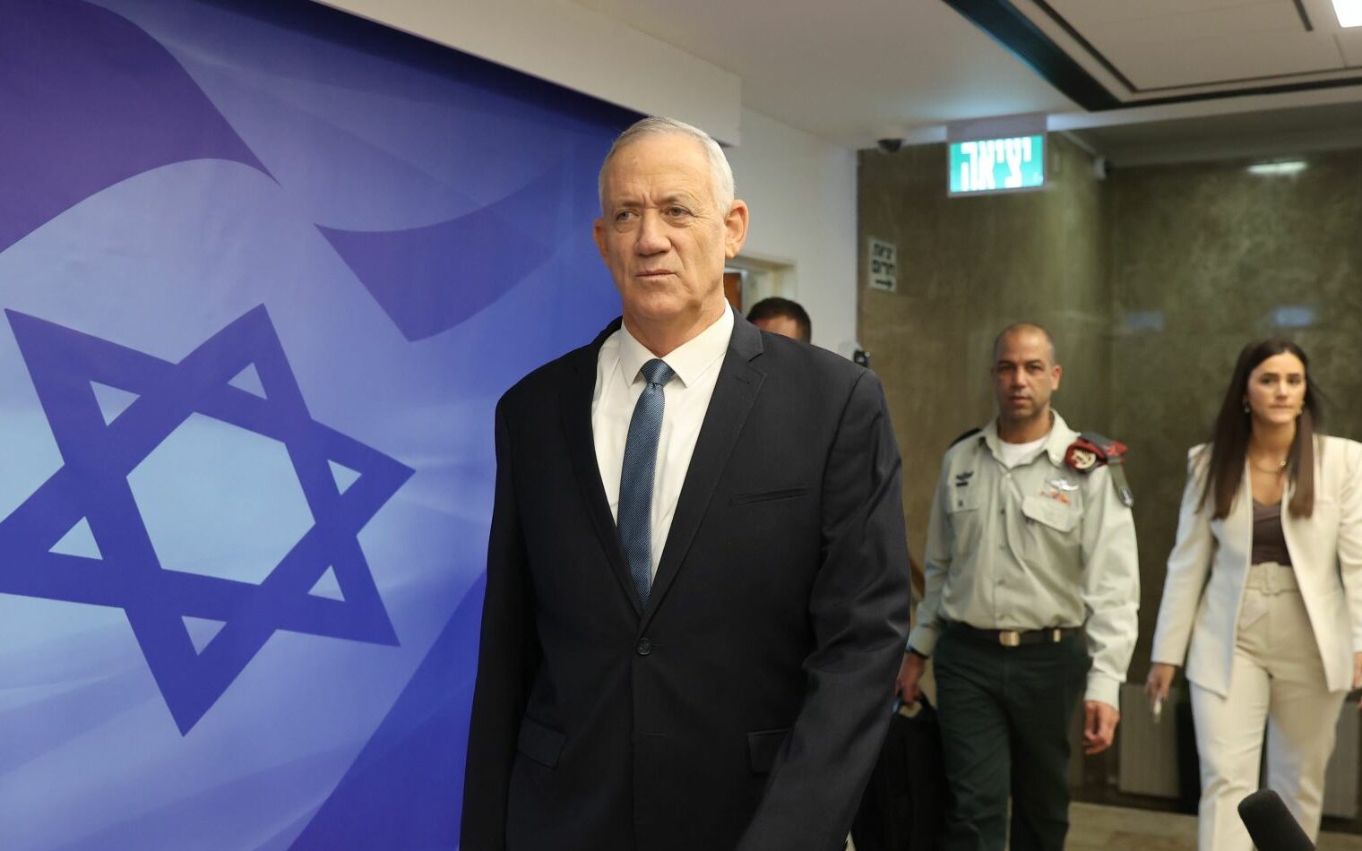 Ο υπουργός Άμυνας του Ισραήλ, Μπένι Γκαντζ © EPA/ABIR SULTAN