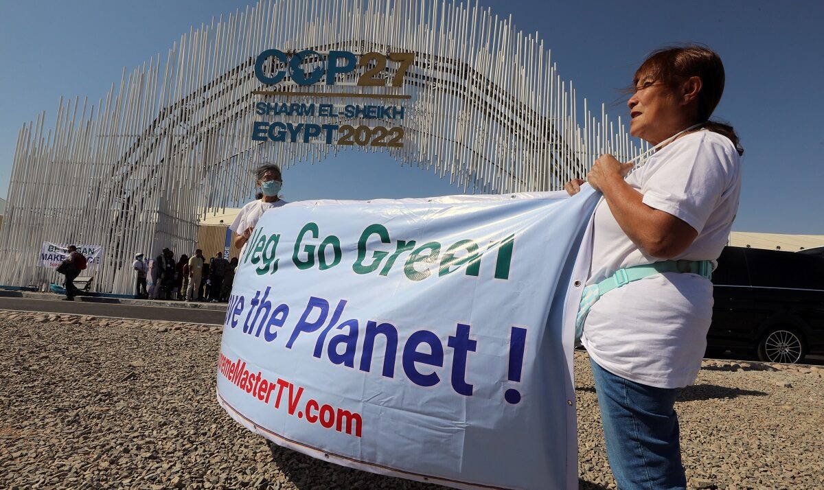 COP27 © EPA/KHALED ELFIQI