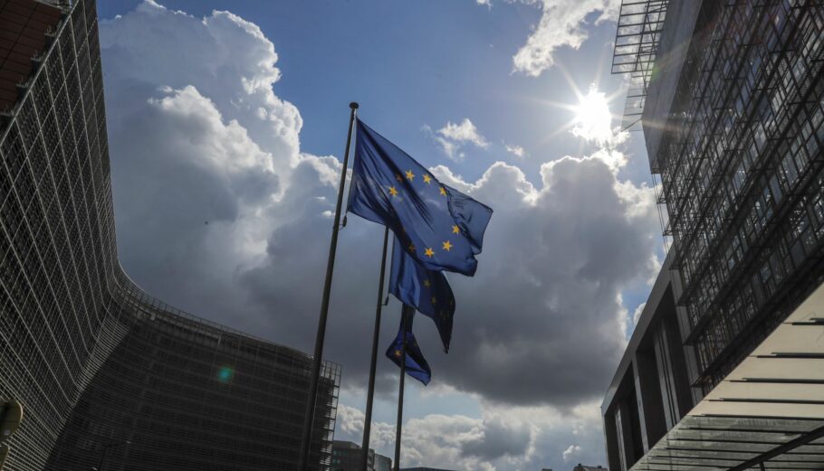 Τα κτίρια της ΕΕ στις Βρυξέλλες ©EPA/OLIVIER HOSLET