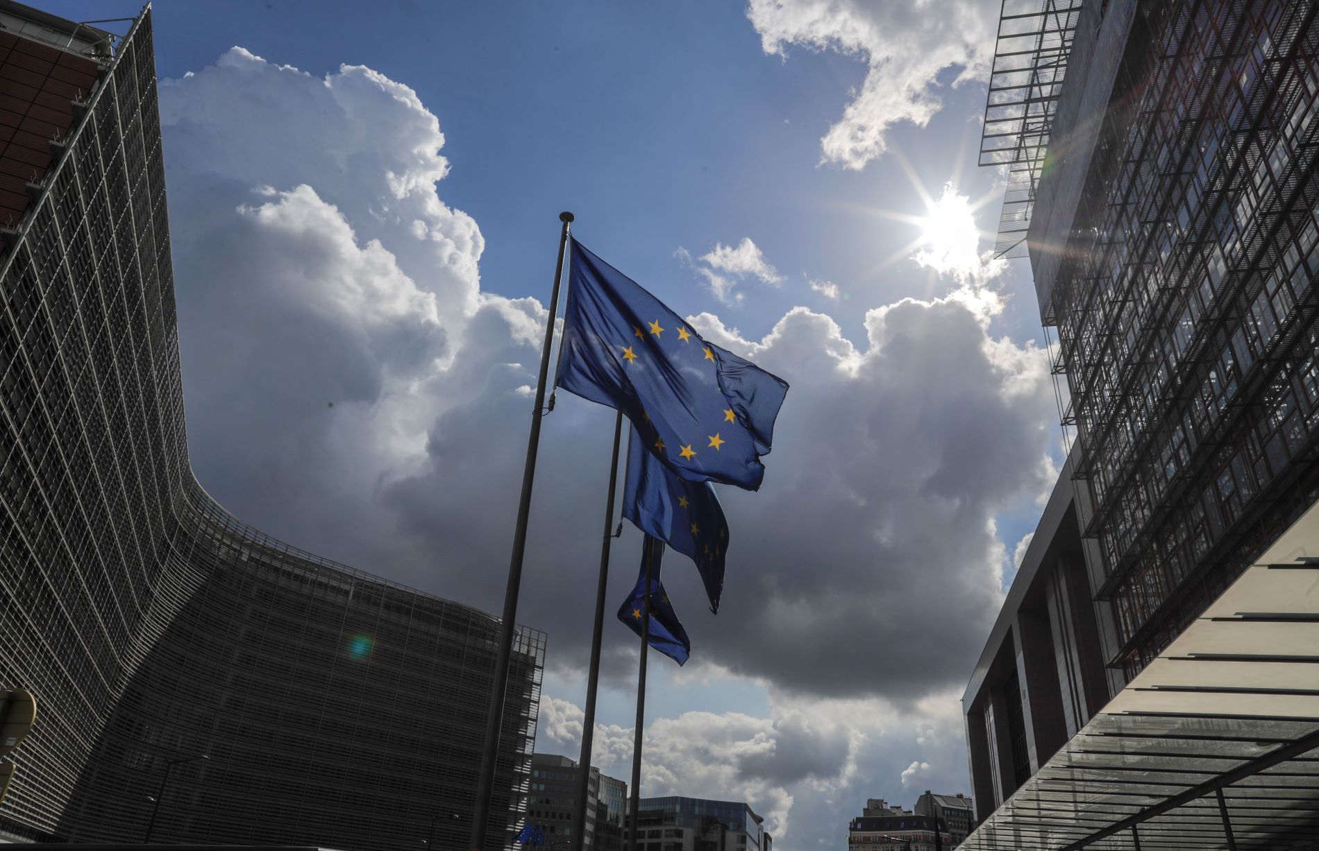 Τα κτίρια της ΕΕ στις Βρυξέλλες © EPA/OLIVIER HOSLET