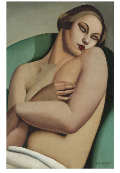 Ο πίνακας της Tamara de Lempicka «Nu adossé I» © Sotheby’s