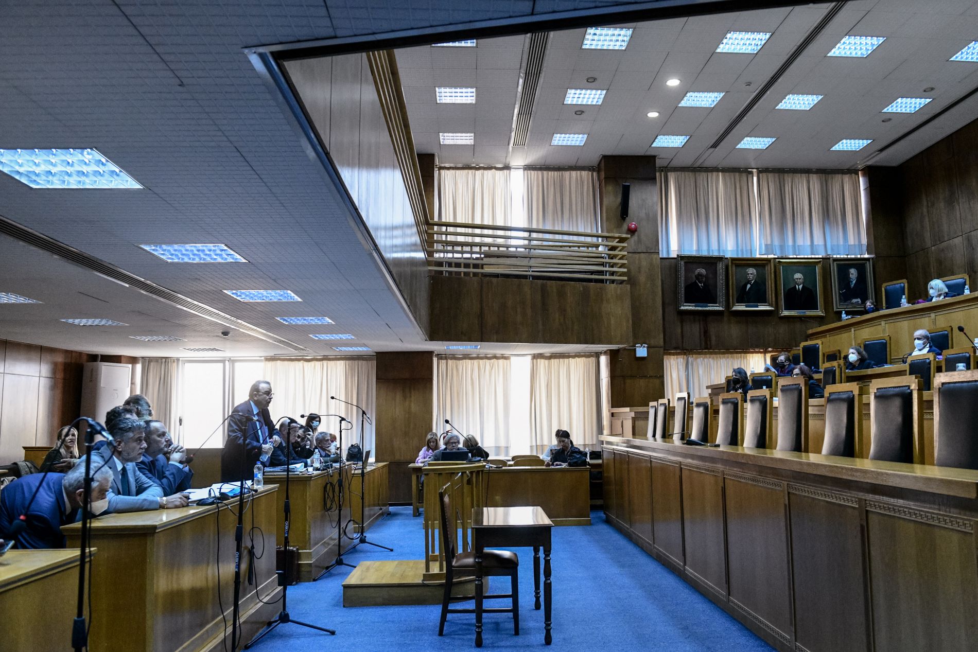 Η αίθουσα του Ειδικού Δικαστηρίου ©Eurokinissi