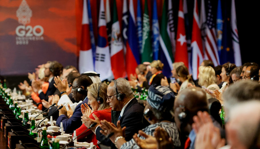 Η Σύνοδος Κορυφής των G20 στο Μπαλί της Ινδονησίας © EPA/WILLY KURNIAWAN / POOL