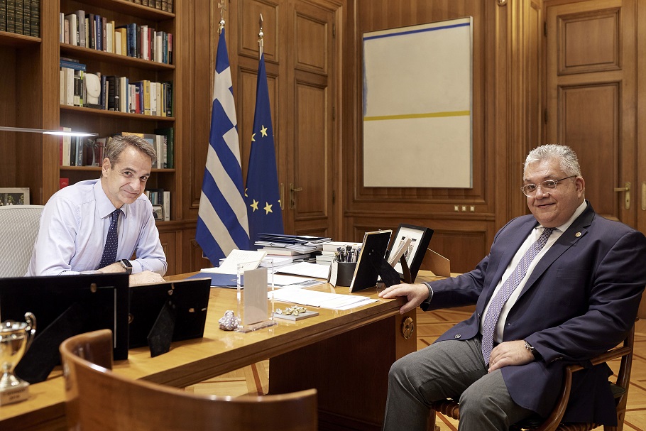 Συνάντηση Μητσοτάκη με τον πρύτανη του ΑΠΘ – Τι συζήτησαν