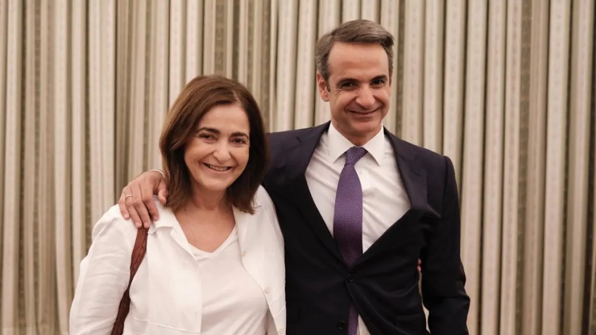 Ο Κυριάκος Μητσοτάκης και η αδελφή του Κατερίνα @facebook.com/kyriakosmitsotakis
