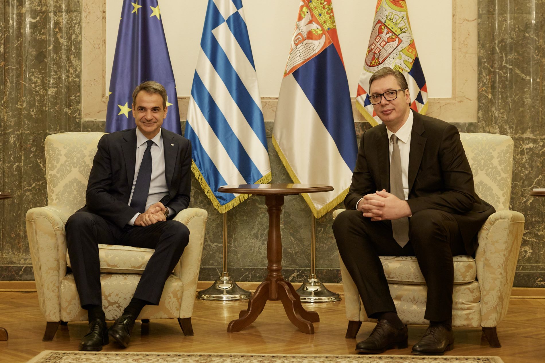 Μητσοτάκης: Θα παραθέσει δείπνο στον πρόεδρο της Σερβίας