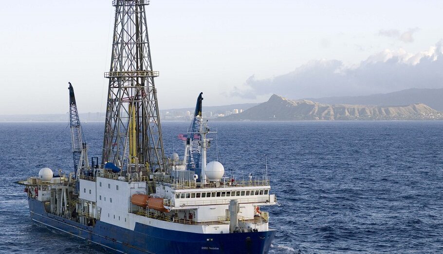 Το ερευνητικό σκάφος των ΗΠΑ «JOIDES Resolution» © ΑΠΕ - ΜΠΕ