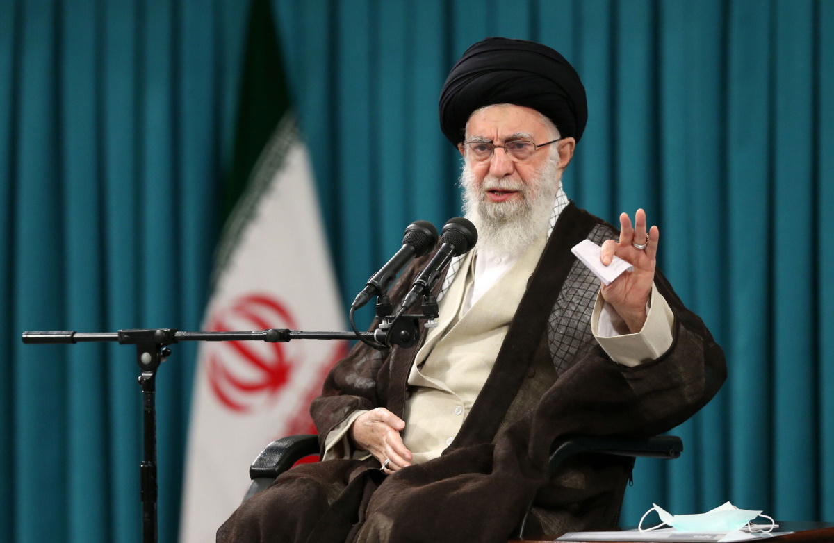 Ο ανώτατος πνευματικός ηγέτης του Ιράν, αγιατολάχ Αλί Χαμενεΐ, @EPA/IRAN SUPREME LEADER OFFICE / HANDOUT HANDOUT EDITORIAL USE ONLY/NO SALES