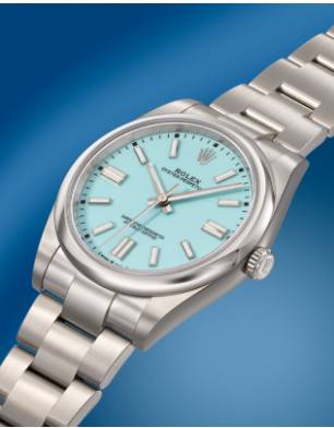 SIGNED ROLEX, OYSTER PERPETUAL MODEL, REF. 124300, CIRCA 2021 © Christies