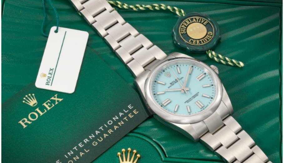 SIGNED ROLEX, OYSTER PERPETUAL MODEL, REF. 124300, CIRCA 2021 © Christies