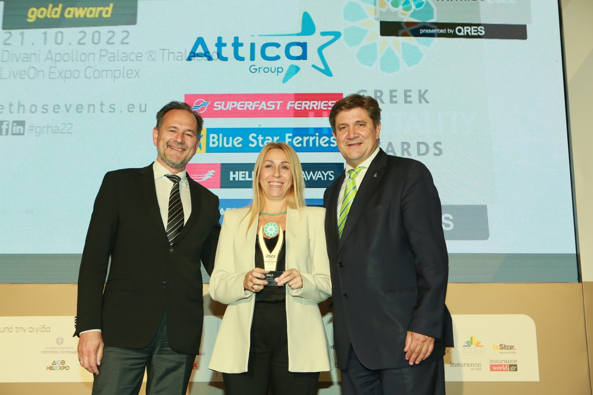 Attica Group: Τρία βραβεία στα Greek Hospitality Awards